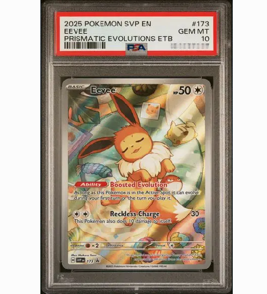 2025 POKEMON SVP EN-SV BLACK STAR PROMO #173 EEVEE PRISMATIC EVOLUTIONS ETB