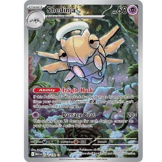 Shedinja Mega Evolution Illustration Rare • 144/132 Holofoil