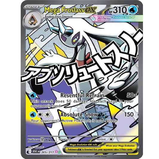 Mega Froslass ex Ascended Heroes Mega Attack Rare • 265/217 Holofoil