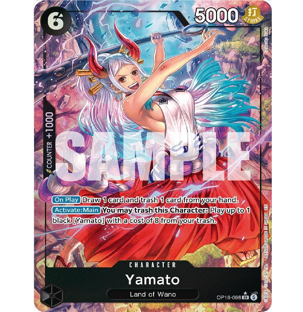 Yamato (098) (Alternate Art) The Time of Battle SR • OP16-098 Foil