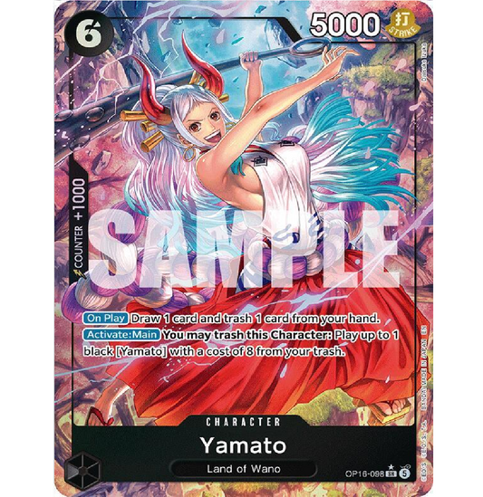 Yamato (098) (Alternate Art) The Time of Battle SR • OP16-098 Foil