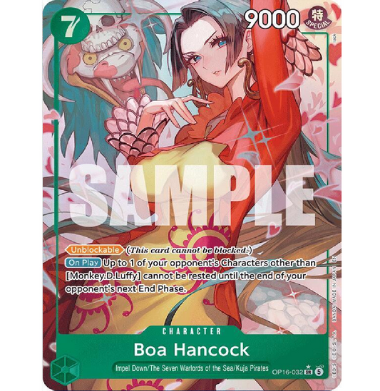 Boa Hancock (Alternate Art) The Time of Battle SR • OP16-032 Foil