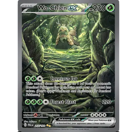 Wo-Chien ex Paldea Evolved Special Illustration Rare • 257/193 Holofoil
