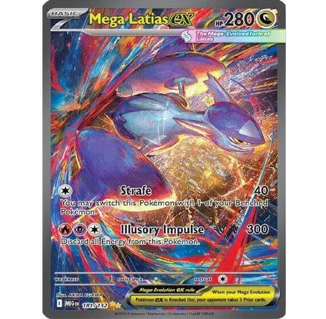 Mega Latias ex Mega Evolution Special Illustration Rare • 181/132 Holofoil