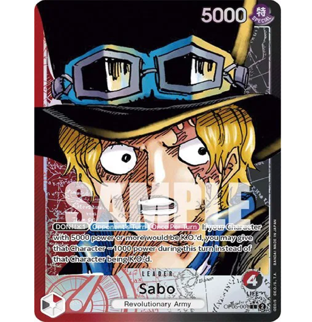 Sabo (001) (Alternate Art) Awakening of the New Era L • OP05-001 Foil