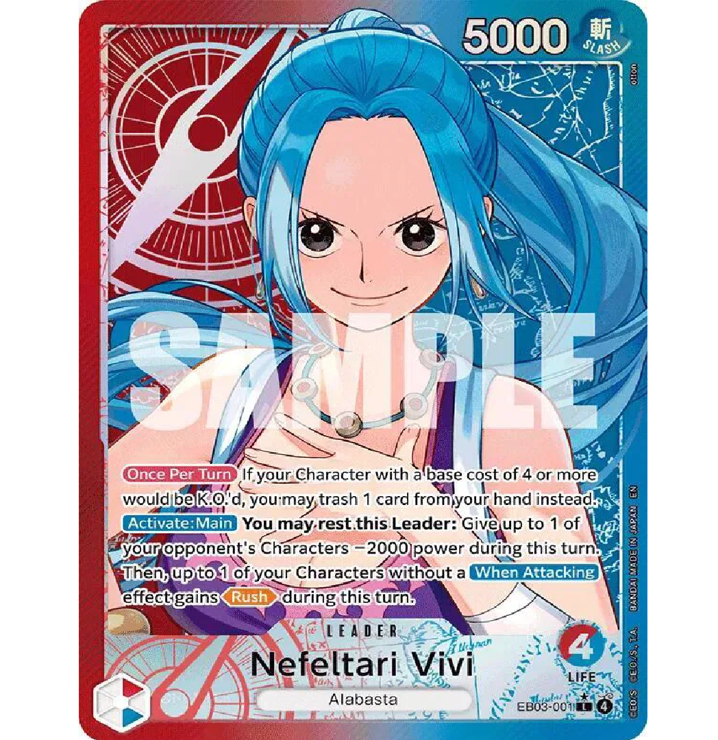 Nefeltari Vivi - 001 (Alternate Art) Extra Booster: One Piece Heroine's Edition L • EB03-001 Foil