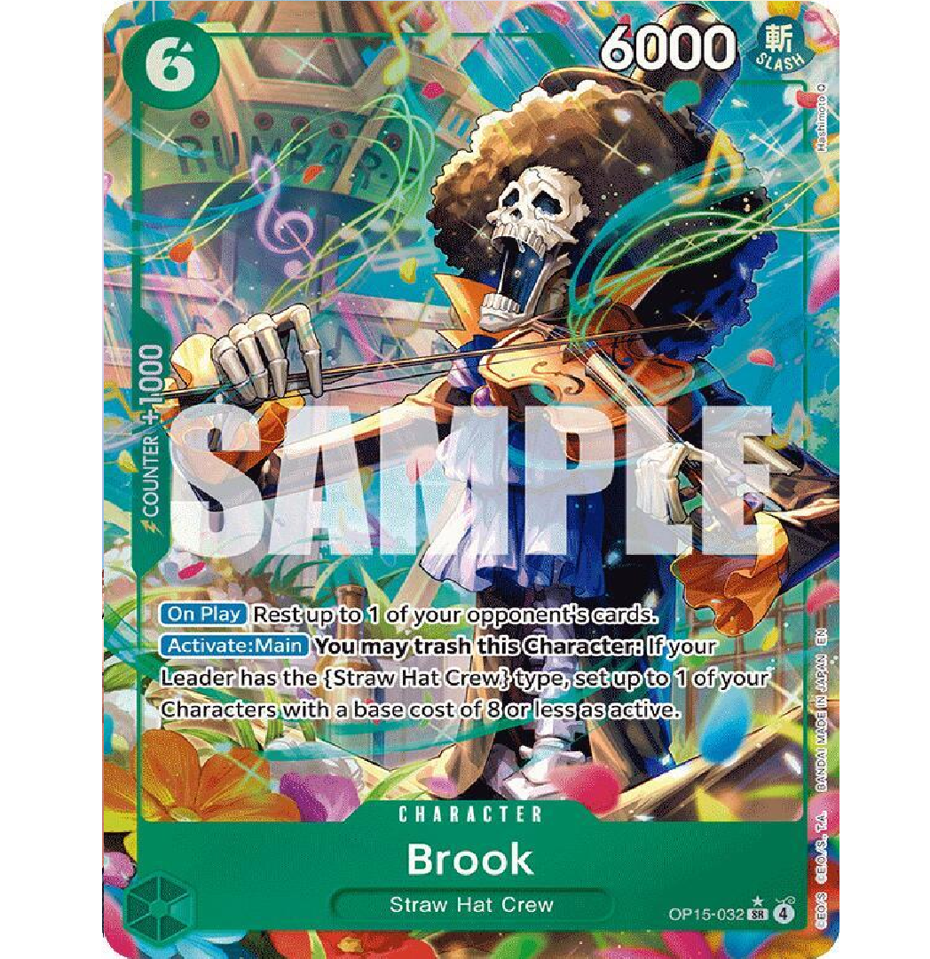 Brook (OP15-032) (Alternate Art) Adventure on Kami's Island SR • OP15-032 Foil