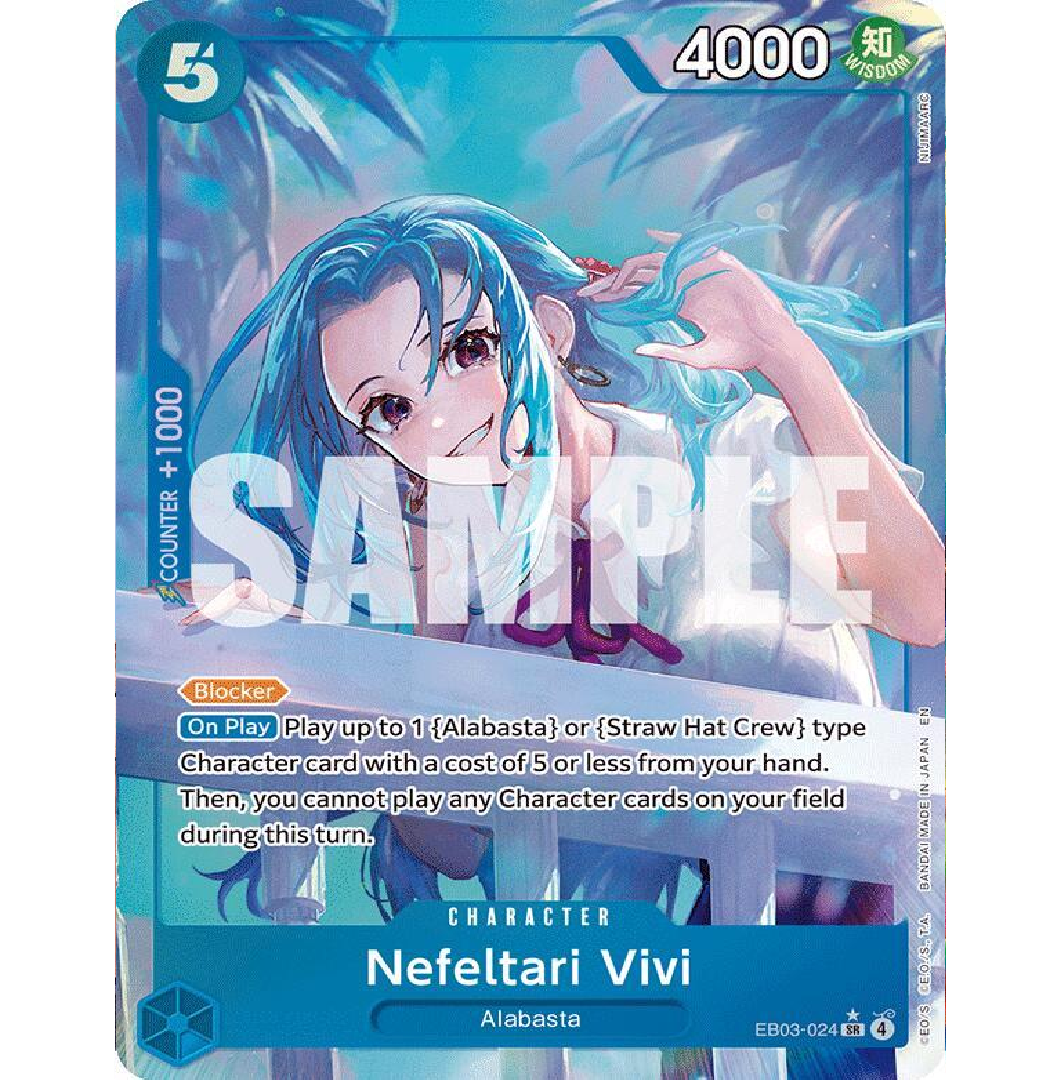 Nefeltari Vivi (024) (Alternate Art) Extra Booster: One Piece Heroine's Edition SR • EB03-024 Foil