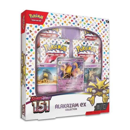Pokemon TCG Scarlet & Violet 151 Alakazam ex Collection Box