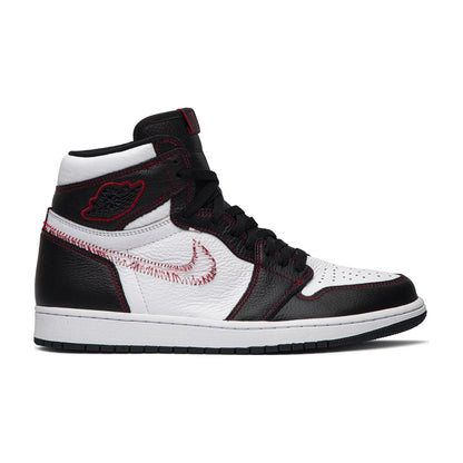 Air Jordan 1 Retro High Defiant White Black Gym Red