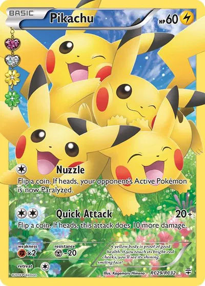 Pikachu (Full Art) Generations: Radiant Collection Ultra Rare • RC29 Holofoil