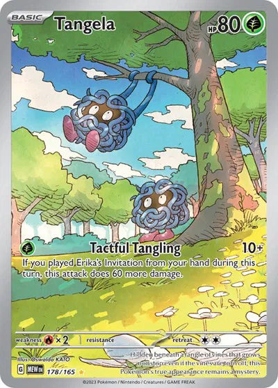 Tangela SV: 151 Illustration Rare • 178/165 Holofoil