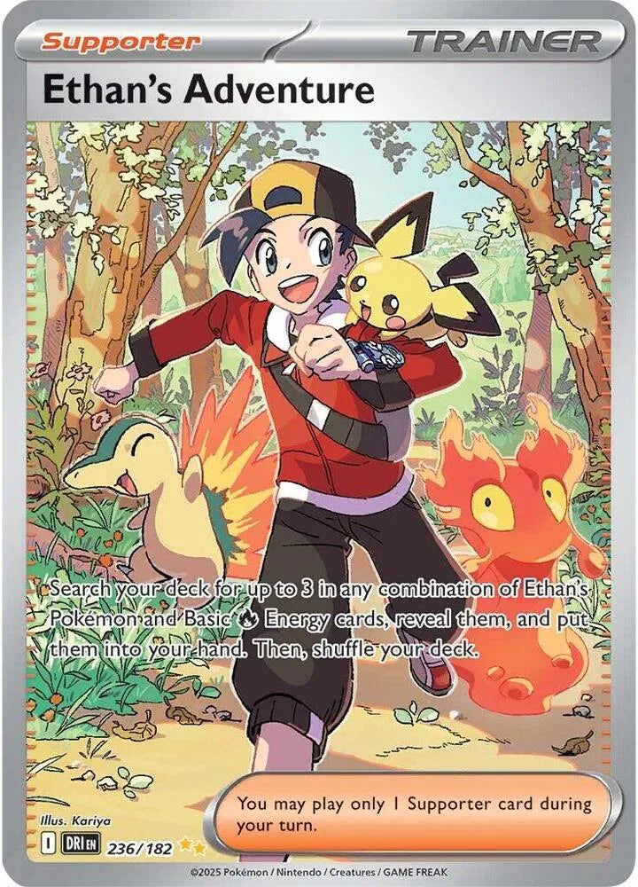 Ethan's Adventure Destined Rivals Special Illustration Rare • 236/182 Holofoil