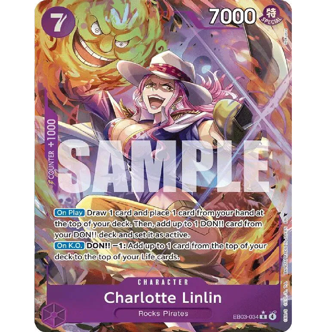 Charlotte Linlin (Alternate Art) Extra Booster: One Piece Heroine's Edition R • EB03-034 Foil