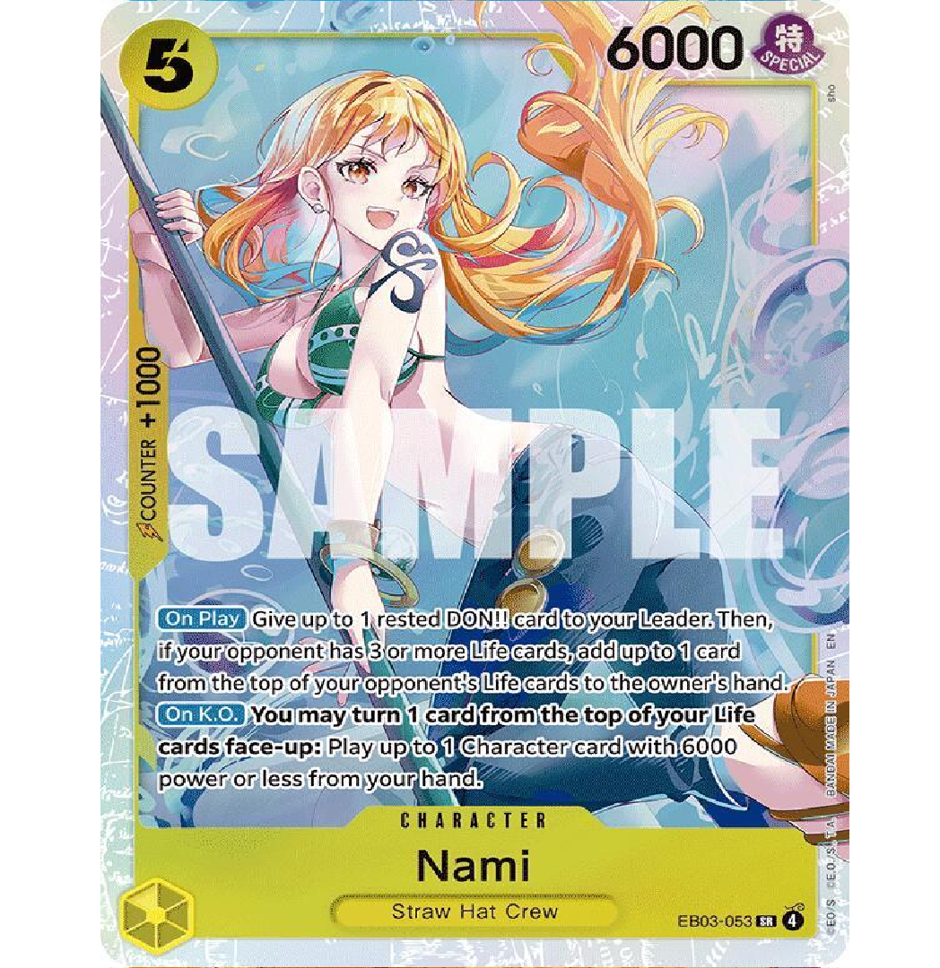 Nami (053) Extra Booster: One Piece Heroine's Edition SR • EB03-053 Foil