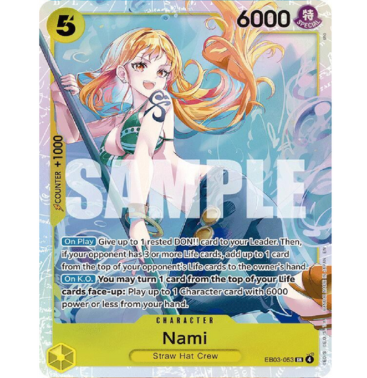 Nami (053) Extra Booster: One Piece Heroine's Edition SR • EB03-053 Foil