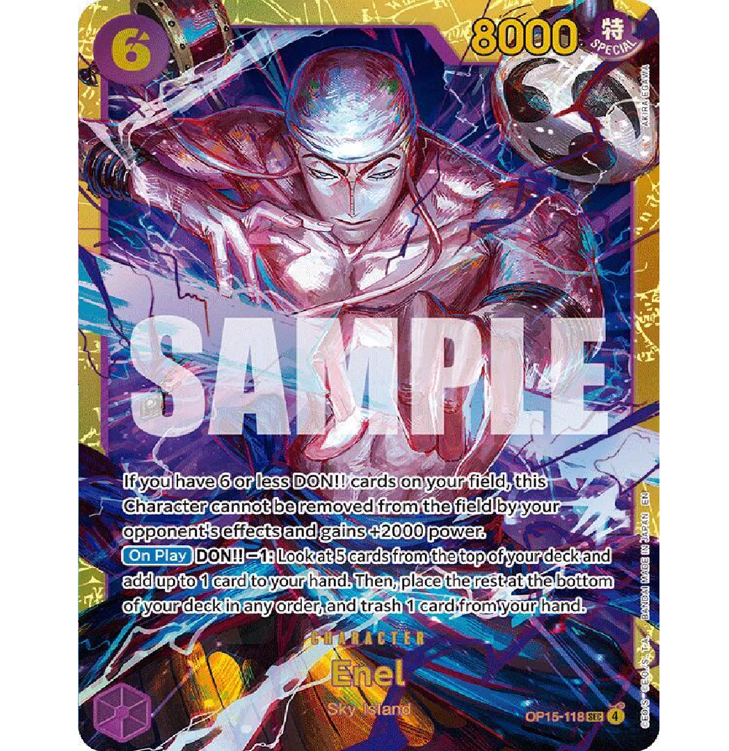 Enel (OP15-118) Adventure on Kami's Island SEC • OP15-118 Foil