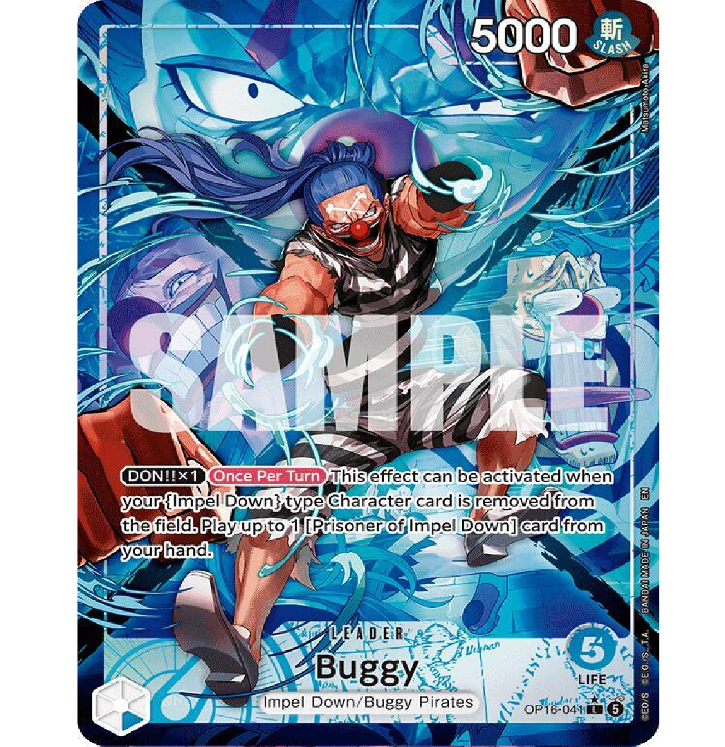 Buggy (041) (Alternate Art) The Time of Battle L • OP16-041 Foil