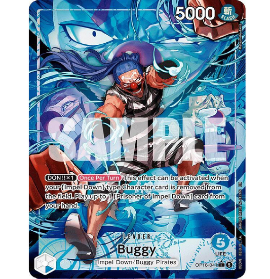 Buggy (041) (Alternate Art) The Time of Battle L • OP16-041 Foil