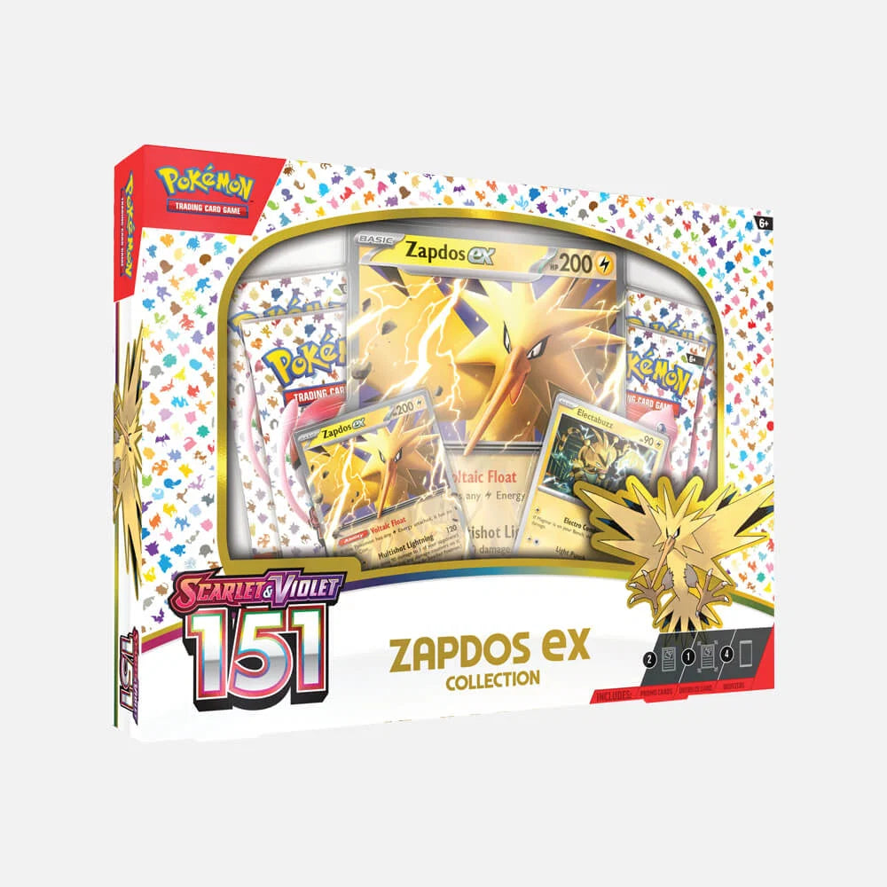 Pokemon TCG Scarlet & Violet 151 Zapdos ex Collection Box