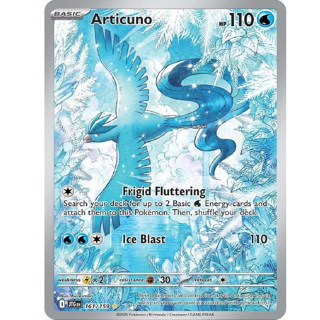 Articuno Journey Together Illustration Rare • 161/159 Holofoil